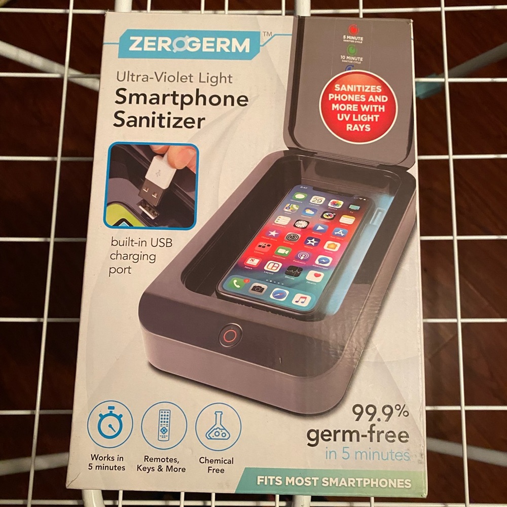 NIB Zerogerm Smartphone Sanitizer